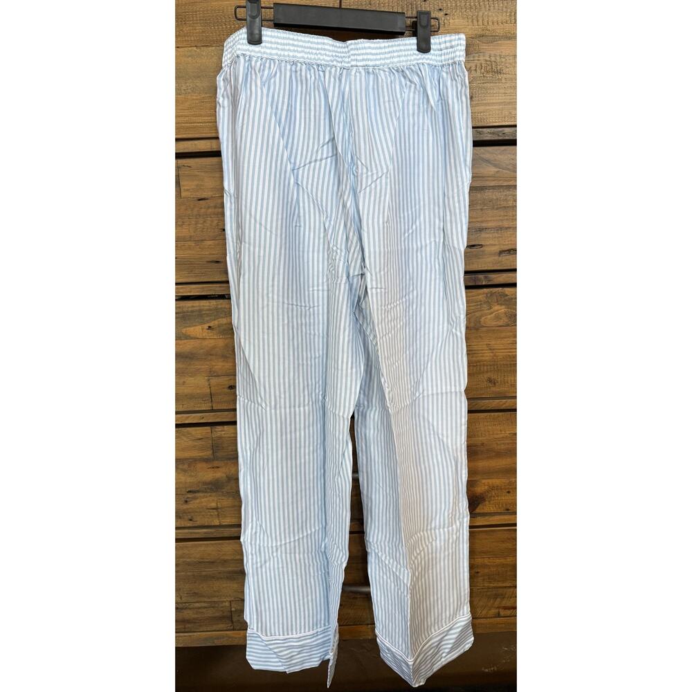 Ettitude Pajama Pants Women's Medium Striped CleanBamboo Drawstring Lightweight - Picture 2 of 6